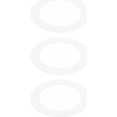 3.19" ID 4.53" OD Anneaux Encastré Blanc Garniture Anneau Éclairage Luminaire Plafond Mur Encastré Luminaires (1/5)