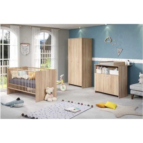 Trend-Team NIKO Möbelset für Babys aus natürlichem Eichenholz (1/3)