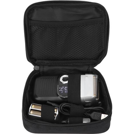 Rasoir électrique rechargeable USB à double lame, écran LCD, pour homme, pour la tête et la barbe (1/5)