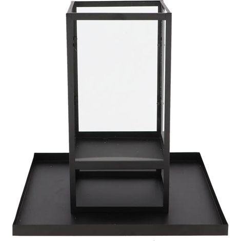 Lampe Tempête de Table L - Noir - 37 x 37 x H 37,3 cm - Livraison gratuite