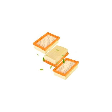 Set di 3 filtri per aspirapolvere, compatibile con gli aspirapolvere a secco e a umido Kärcher MV4/MV5/MV6, filtro di ricambio multifunzionale per aspirapolvere. - Crezuo