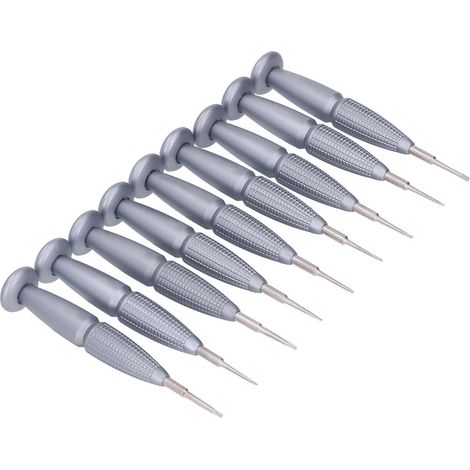 Set mit 9 hochharten magnetischen Schraubendrehern, starken Magneten, geräuscharm, für die Reparatur von Handys und Uhren. (1/5)