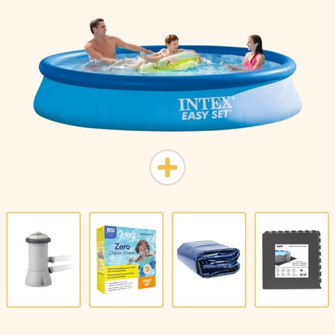 Intex Piscine Easy Set Ronde - 366x76 cm - 5-pièces S285 (1/5)