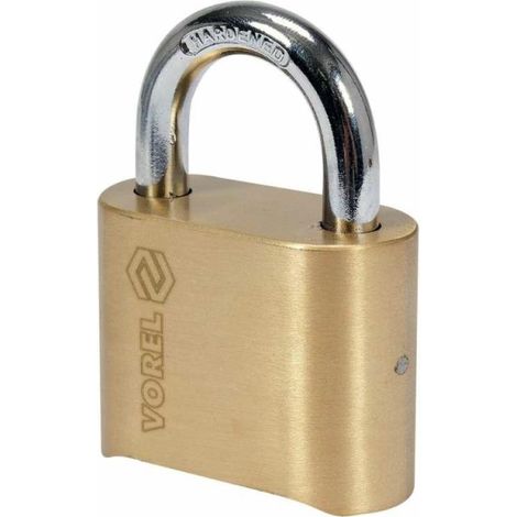 Cadenas à combinaison en laiton Vorel, mécanisme de 50 mm depuis le bas (1/2)