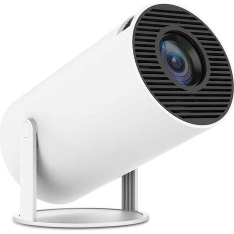 Mini 4K Projector Supported Android 11, Mini 5G WiFi 6 BT 5.0 Projector 720P Native Full HD, Portable Projector with Automatic Horizontal Keystone Correction and 180° Rotation,