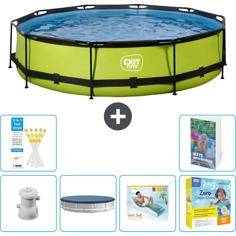 Exit Pool Rund - 360x76 cm - 7-teilig S309