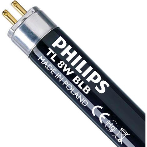 Philips Leuchtstoffröhre TL Mini - T5, 108 Schwarzlicht - 8W (288mm) (1/4)