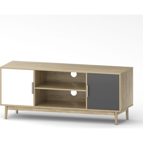 MUEBLE DE TV DE DISE�O ESCANDINAVO - 120 X 40 X 50 CM (1/3)