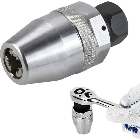 Extracteur de Goujon 3/8", Douille Extracteur de Boulon en Acier (1/5)