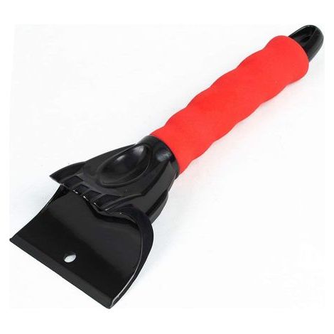 Grattoir à Glace en Plastique Brosse à Neige grattoir à Glace en Plastique Rouge Pare-Brise de Voiture grattoir à Neige Pelle à Glace Givre et Glace (1/5)