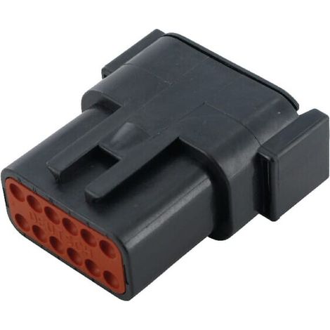 Caja para enchufe 12 polos'macho DTM DTM DEUTSCH POSITIONS DSDTM0412PB 12