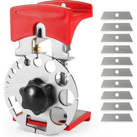 Dénudeur de câble électrique, dénudeur de fil portable, multifonction électrique avec 5 joints remplaçables, Spela Câbles Cuivre pour le recyclage des fils de déchets de câbles plats et ronds (1/5)