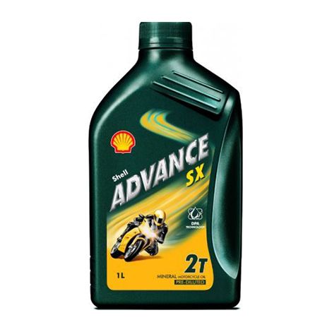 Shell advance sx2 lt.1 minerale per scooter 2t