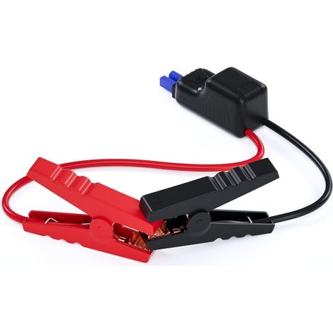 Câble de démarrage EC5 pour batterie 12V, pinces crocodiles, 10 protections, bouton RST (1/5)