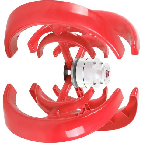 Windturbinen-Bausatz, 4-Blatt-Laterne, Vertikalachsen-Generator, Stromerzeugungsanlage, 1200 W, 12 V (1/5)