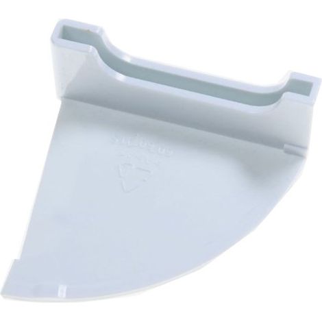 SUPPORT LATERAL DROIT BLANC DE VISIERE POUR HOTTE CATA - 60704115 (1/2)