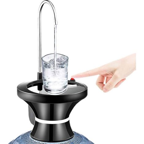 TRADE SHOP - Dispenser Erogatore D'acqua Rubinetto Con Base Per Boccioni Ricaricabile Usb -