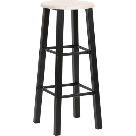 Maison Exclusive - Sgabelli da Bar 2 pz Neri in MDF