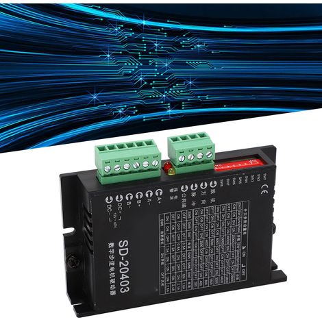 SD-20403 Contrôleur de micropas numérique biphasé pour moteur pas à pas (1/5)