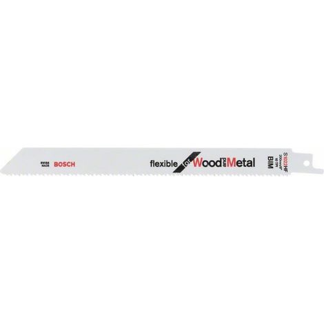 Bosch Säbelsägeblatt S 1022 HF Flexible for Wood and Metal - 100 Stück