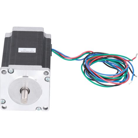 Moteur pas à pas 57, 2,5 Nm, 4 fils, arbre de 8 mm, accessoires pour fraiseuses et tours CNC, 24 V, 4,2 A, 57HS10042A4D8, arbre unique (1/5)