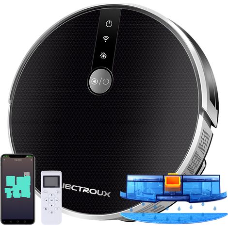 Liectroux – Aspirateur robot laveur C30B – 6500Pa d'aspiration – WiFi, contrôle vocal – Nettoyage humide intelligent – Compatible Alexa & Google Home (1/5)