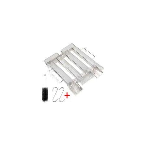 Générateur de fumée froide en acier inoxydable – Brosse de nettoyage incluse – Pour viande, poisson, fromage – Compatible tous barbecues et fumoirs (1/4)