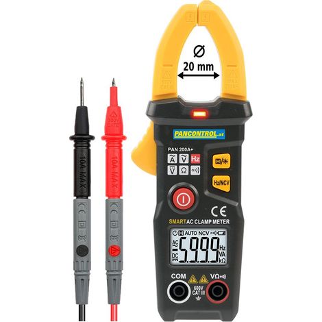 Pinza amperimétrica digital ac pan 200+ pancontrol (1/5)