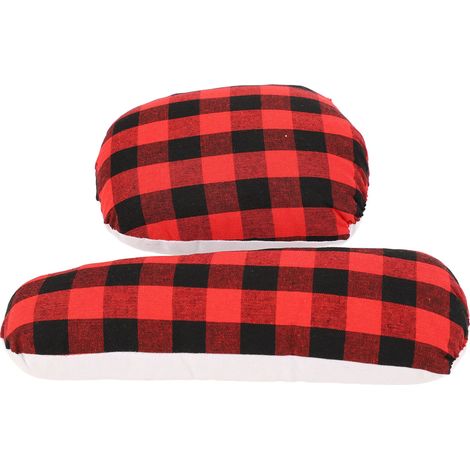 Ce lot de 2 tapis de repassage de tailleur est pratique, portable, durable, en polyester et polyvalent. Il peut être utilisé pour repasser chapeaux, jupes et cols. (1/5)