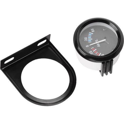 Ammètre Voltmètre Voiture 52mm 2 Inch 60-0-60A - Jauge Volt Amp pour Modification Auto (1/5)