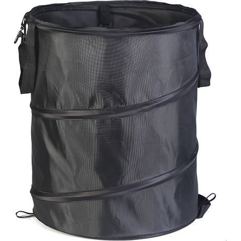 Sacs à déchets de jardin noirs Oxford pour le stockage extérieur (1/5)
