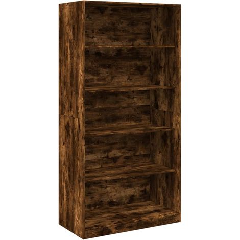 Maison Exclusive - Armadio Rovere Fumo 100x50x200 cm in Legno tecnico