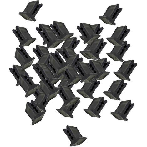Lot de 100 pinces de fixation pour serre, clips de film, accessoire léger pour jardin. (1/5)