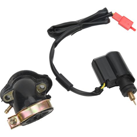 Tuyau d'admission carburateur avec amortisseur électronique de remplacement pour moteur GY6 125cc et 150cc, collecteur d'aspiration carburé, kit de rechange, pièce moteur scooter. (1/5)