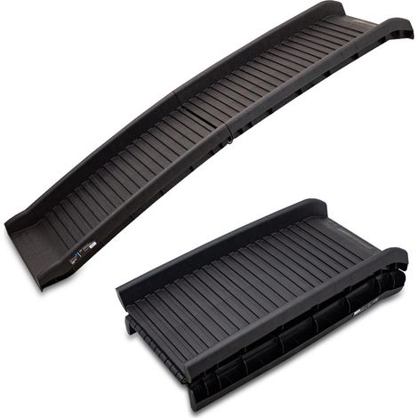 Bituxx® Klappbare Hunderampe Autorampe Rampe PKW Auto Einstiegshilfe bis 90Kg (1/5)