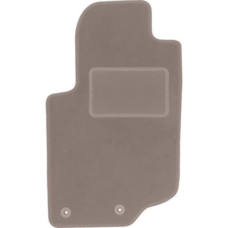 Tapis conducteur beige pour Peugeot 207CC coupé, cabriolet (2006-2012)