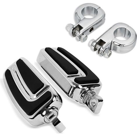 Respose-Pied per cilindro 32mm per chopper / moto custom / Classic HC7 (1/4)