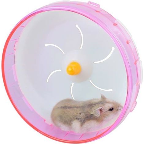Hamsterlaufrad, 18 cm, geräuschloses Jogging-Spielzeug, Hamsterkäfigzubehör für Zwerghamster
