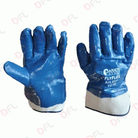 Gants de travail Ariete en polaire anti-coupure nbr taille 10 bleu