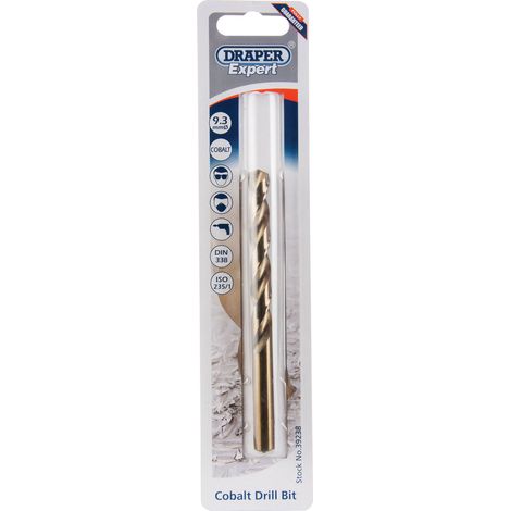 Draper Expert 9.3mm HSS Cobalt Drill (39238) (1/5)