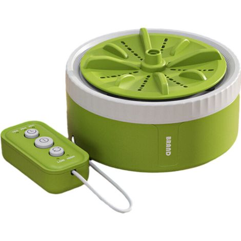 Minilavadora portátil, turbina eficiente, - Verde