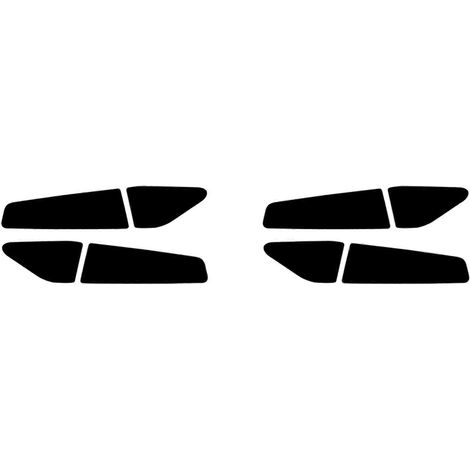 Kit de 8 films teintés fumés pour feux arrière de Dodge Charger 2015-2020 (1/5)