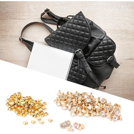 Rivets à Cristaux 12mm pour Décoration de Sacs en Cuir DIY (1/3)