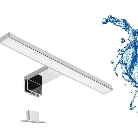 lampe LED miroir de salle de bain maquillage plafonnier placard pince IP44 30CM 5W (1/4)