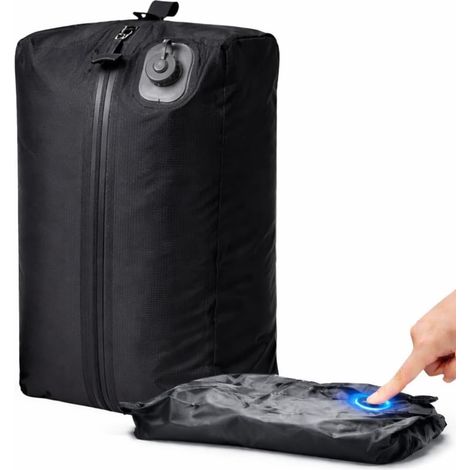CCYKXA Vakuumbeutel mit Ein-Knopf-Bedienung und integrierter USB-C-Pumpe für Gepäck und Bettwäsche platzsparende Kompressionsbeutel keine Pumpe erforderlich (1/5)