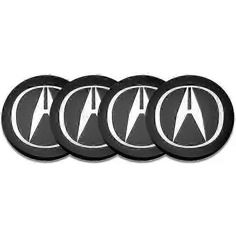 Stück 56 mm Radnabenkappen-Emblem-Aufkleber, passend für Acura Integra TL, TLX, ILX, RL, NSX, ZDX, MDX, RDX, TSX, RSX, RLX – Gut (1/4)