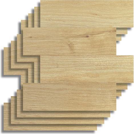 Crédence Adhésive Cuisine, Salle de Bain, Naturel, 4 Pièces, 25 x 25 cm, Crédence Épaisse, 3D, Carrelage Adhésif Mural, Lavable, Imperméable (1/5)