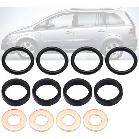 Kit de joints toriques et rondelles d'injecteurs de carburant pour Opel Vauxhall Astra 2002-2008 (14, 16, 17 CDTI, TD, 18, 20 DI, DTI, 22). (1/4)