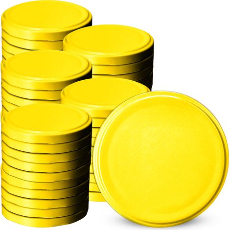 Fi66 Tapas para tapa de tarro, tapón de rosca, tuercas para tarro, 4 clips, 50 piezas (1/5)