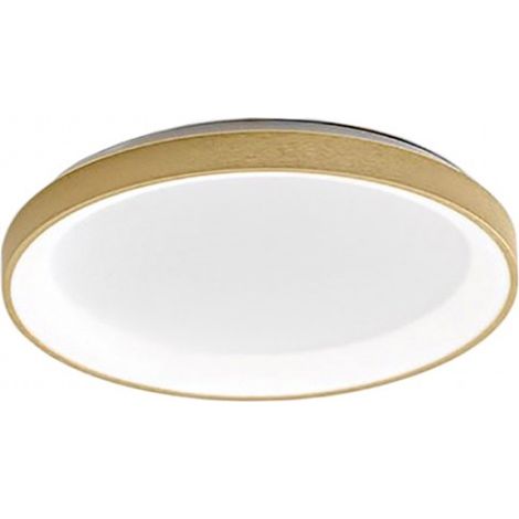 Plafonnier led gea luce krizia pm o 38w 3000k plafonnier en aluminium doré